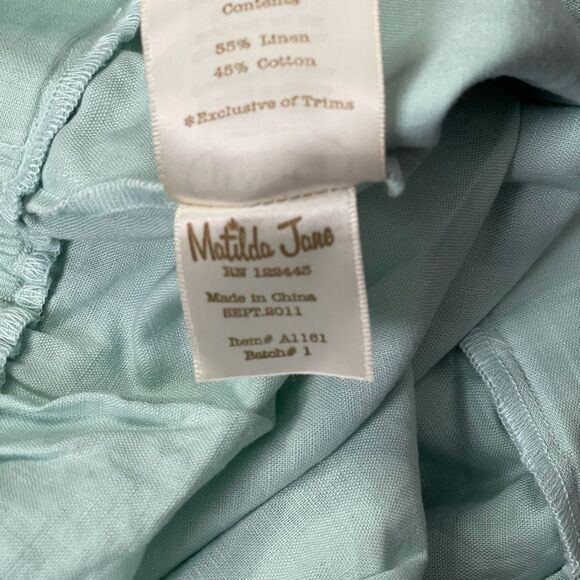 Unicorn Skirt Matilda Jane Sweet Tea Serendipity size L linen/cotton NWT - Picture 8 of 9